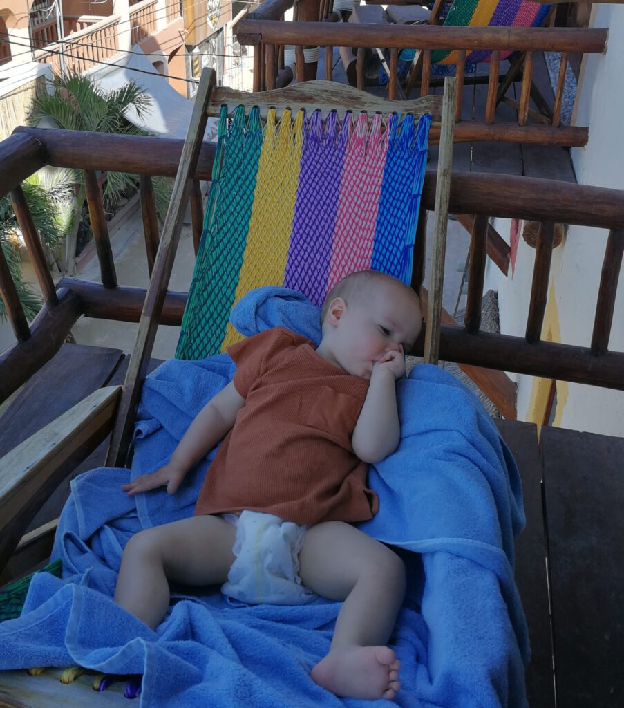Isla Holbox met kinderen hangmat